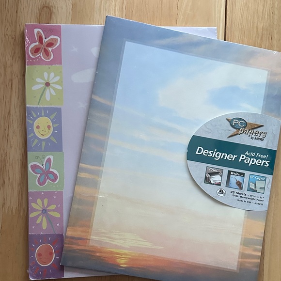 Ampad Other - 2 pk PC Papers Designer Papers Set